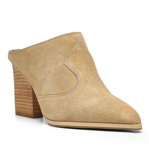 Donald Pliner Women's Vama Leather Heeled‎ Mule Party Tan Size 7